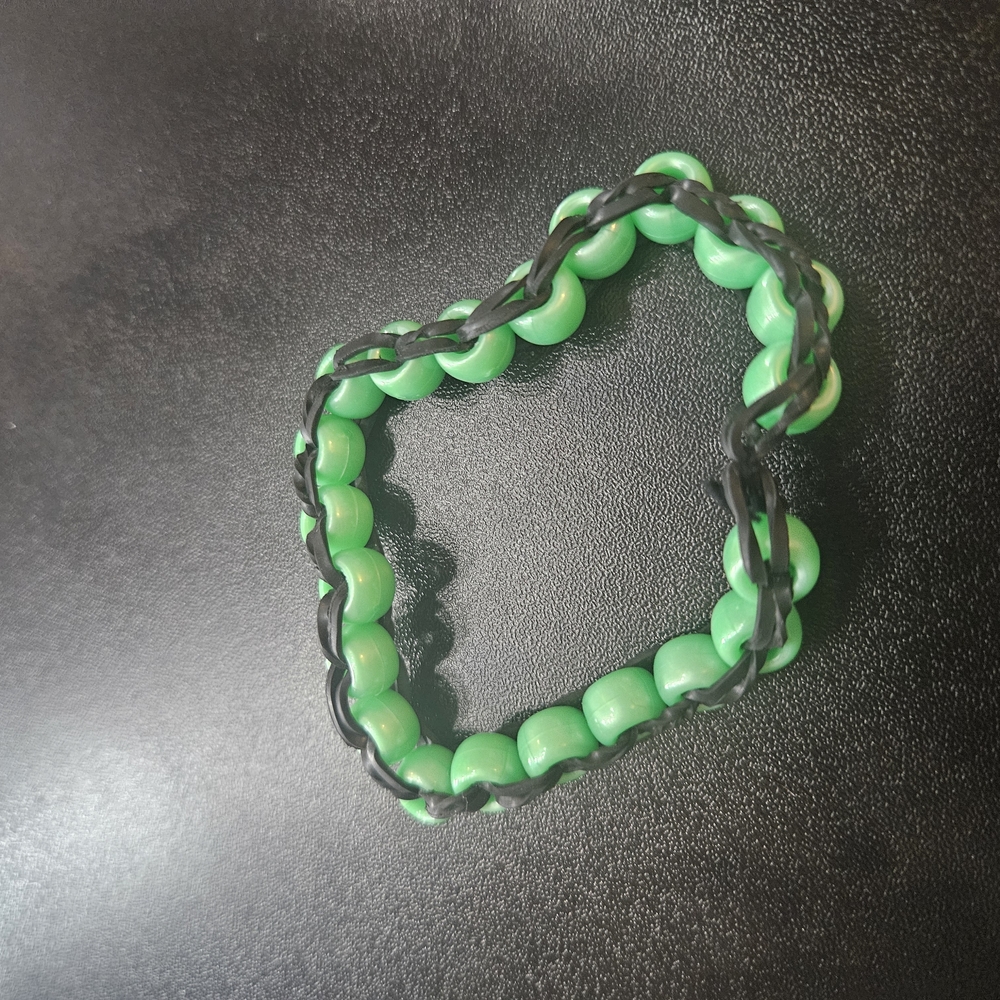 Green Beaded Bracelet